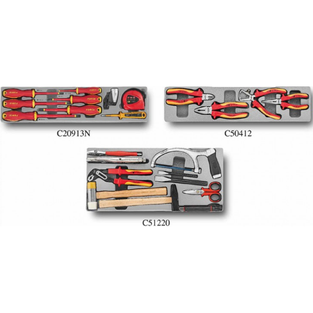 3-Tier tool chest with 25pcs tools (insulated)