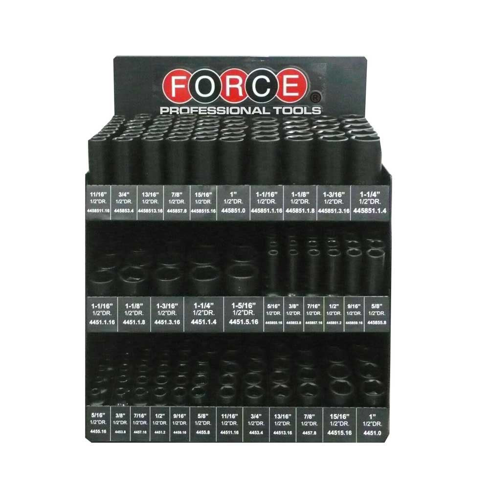 3-layer socket display shelf with 271pcs tools (SAE)