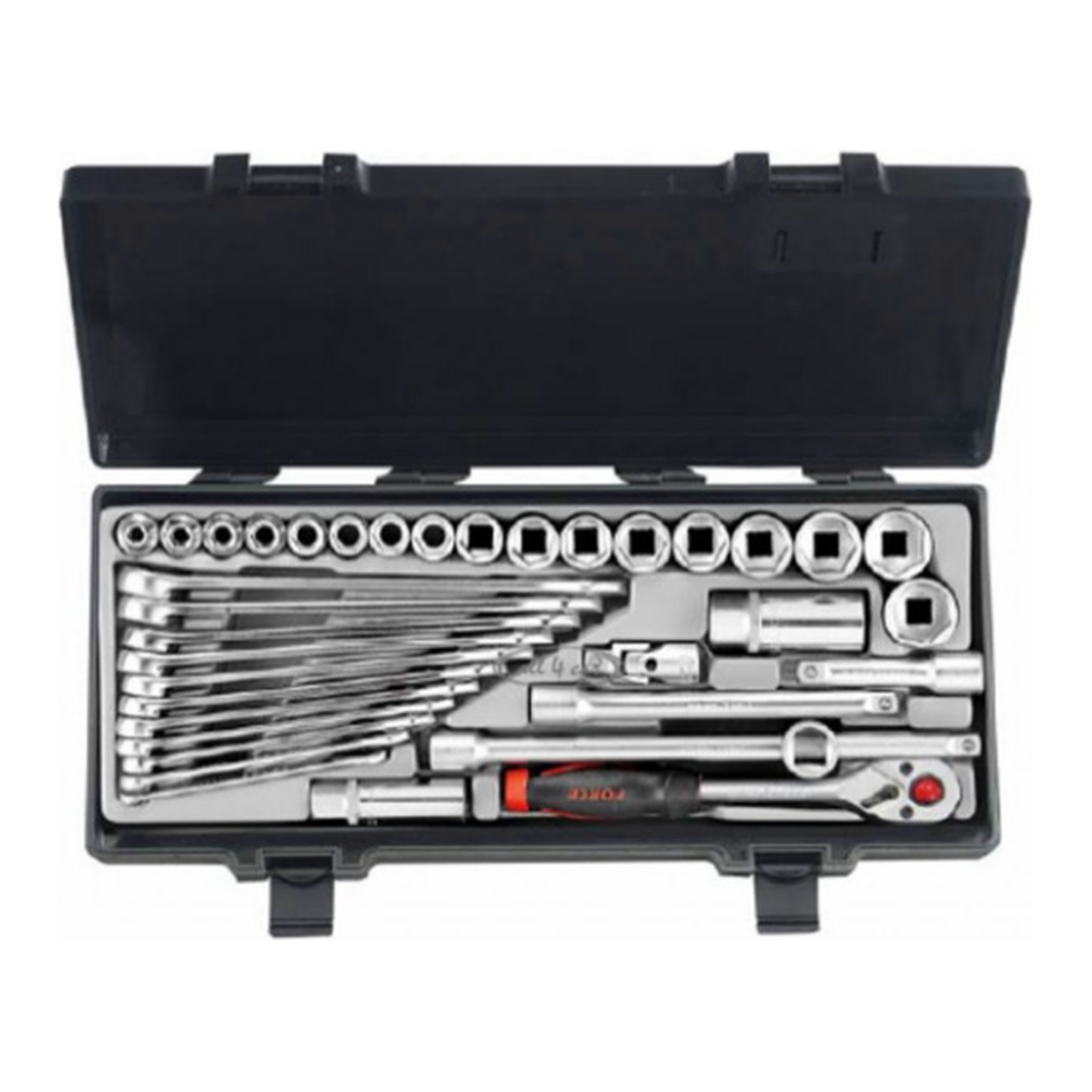 36pc 3/8" 6pt. Flank socket & comb. wrench set (80238 72th)