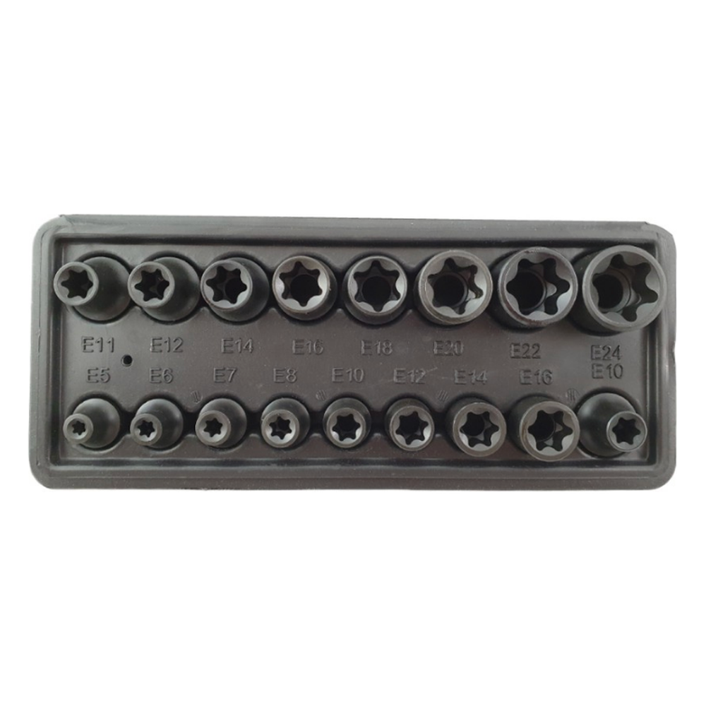3/8'' & 1/2'' Krachtdoppen set E-Torx