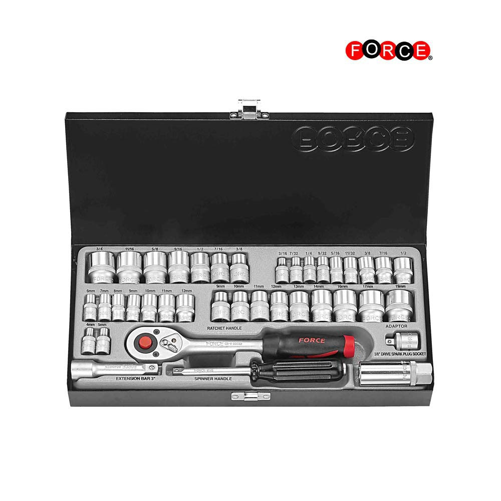 39pc 1/4." & 3/8" Combination set (S&M)