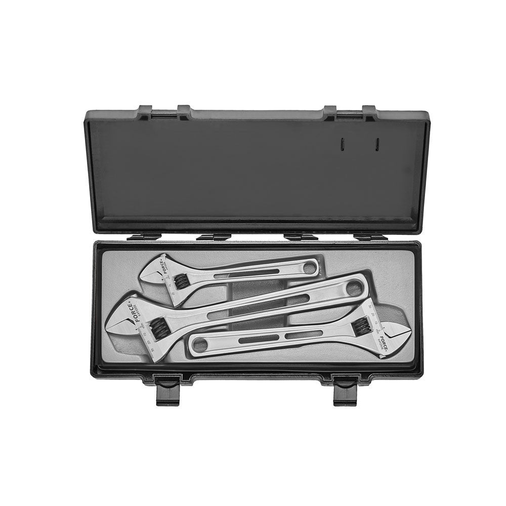 3pc Adjustable gauged wrench