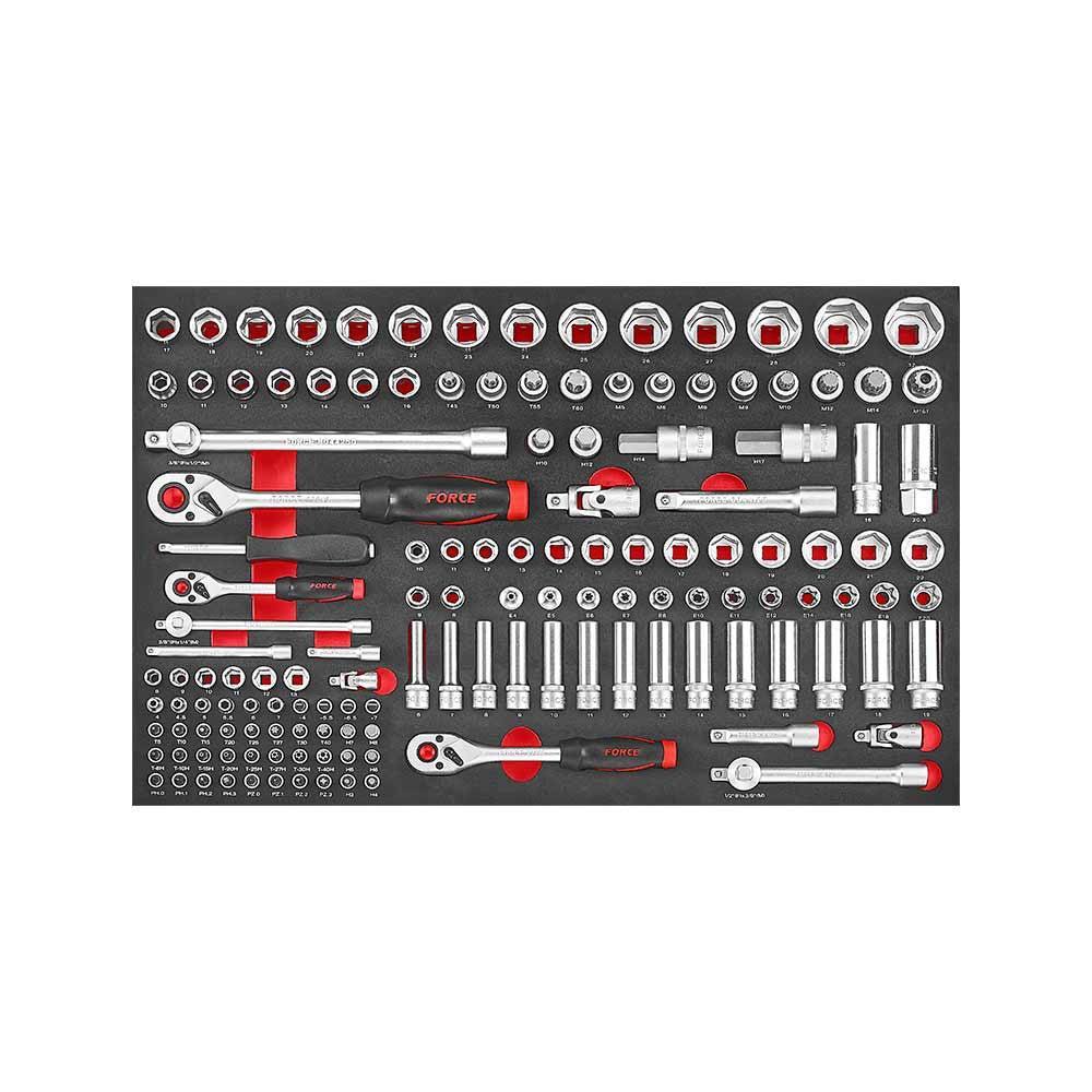 R&B 7-drawer trolley with 199 tools (EVA)
