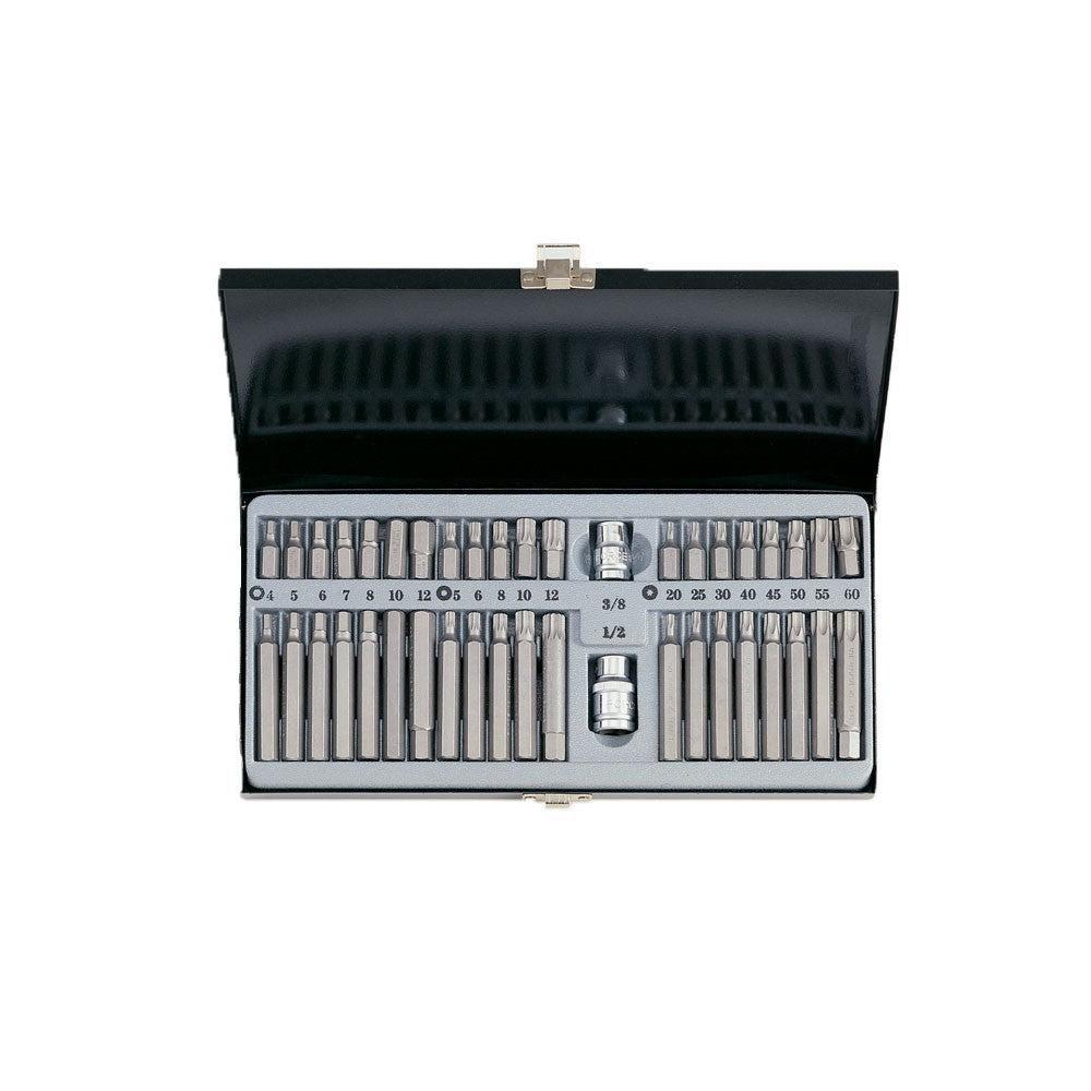 42pc 10mm Star tamperproof bit set