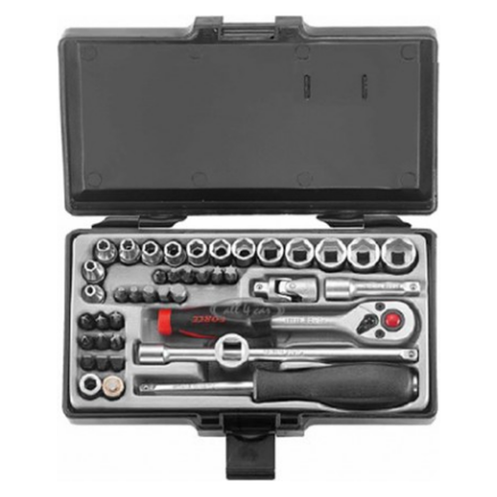 42pc 1/4" 6pt. Flank socket set (80228 72th)