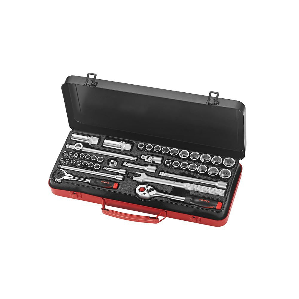 43pc 1/4" & 3/8"DR. Socket combination (S&M) RMB