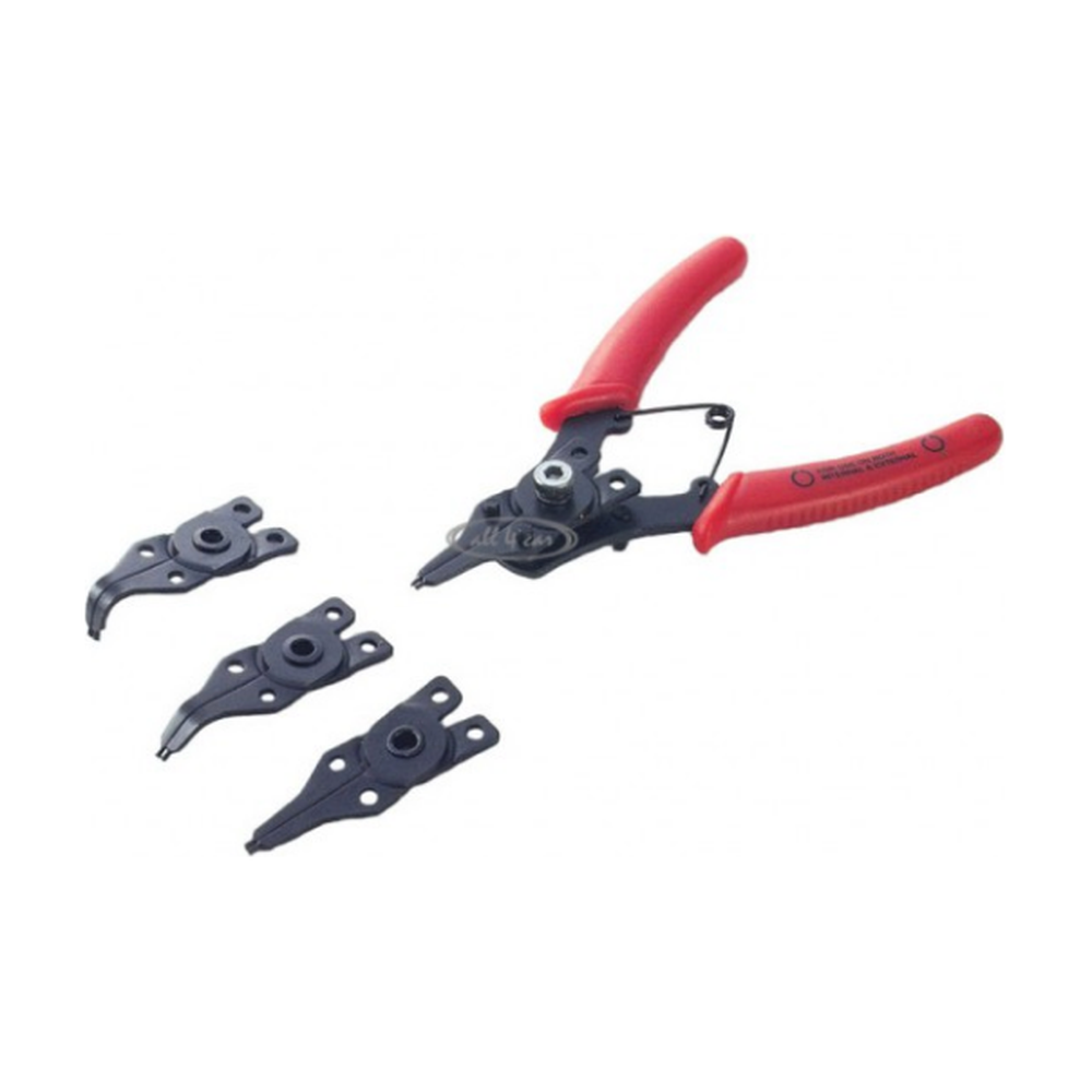 4pc Internal-external snap ring plires set