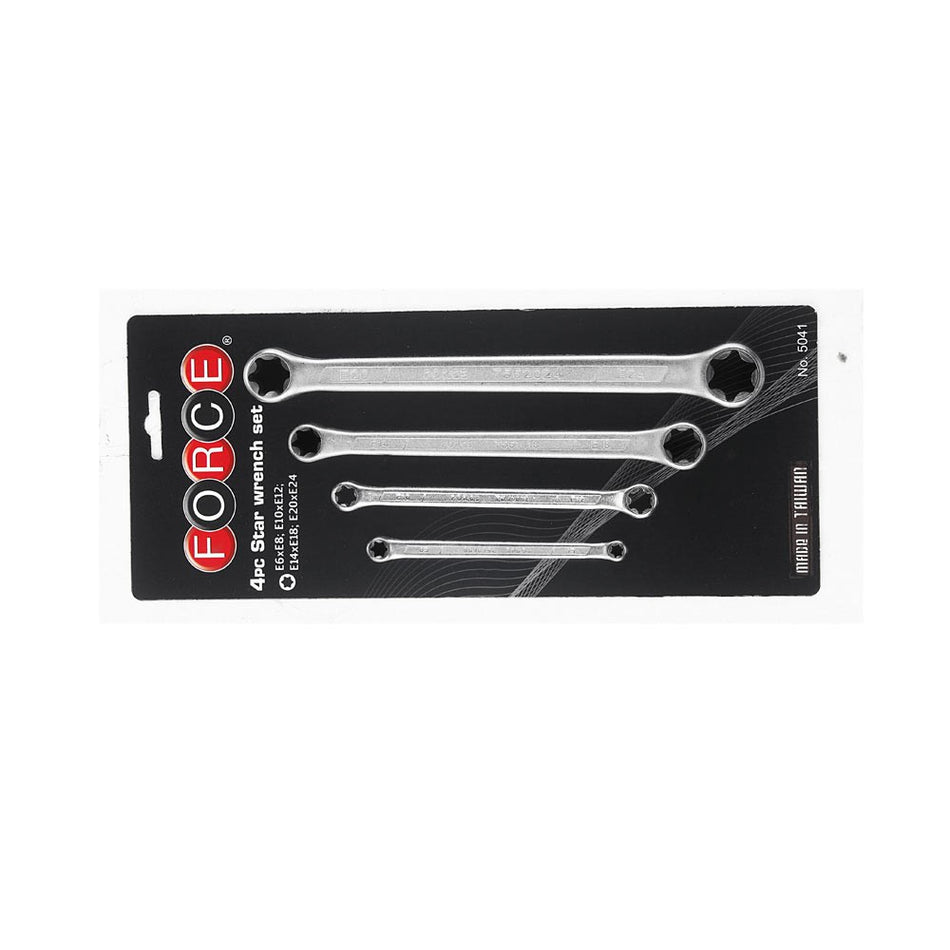 4pc Star wrench set