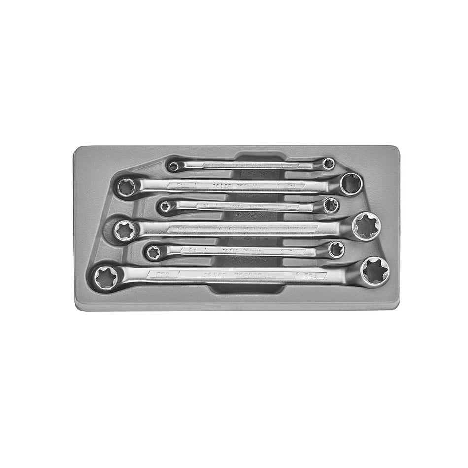 6pc Offset star wrench set