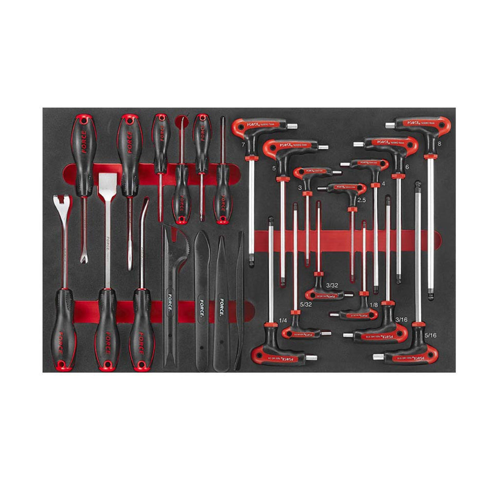 26pc Hex & hex-ball point grip, hook & remover tool set (S&M) (EVA)