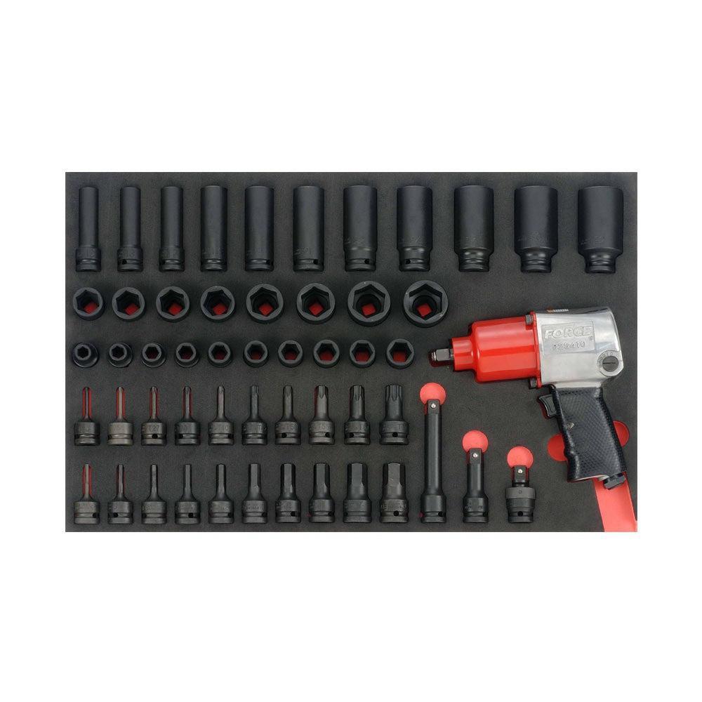 53pc 1/2"DR. Impact socket combination set (EVA)