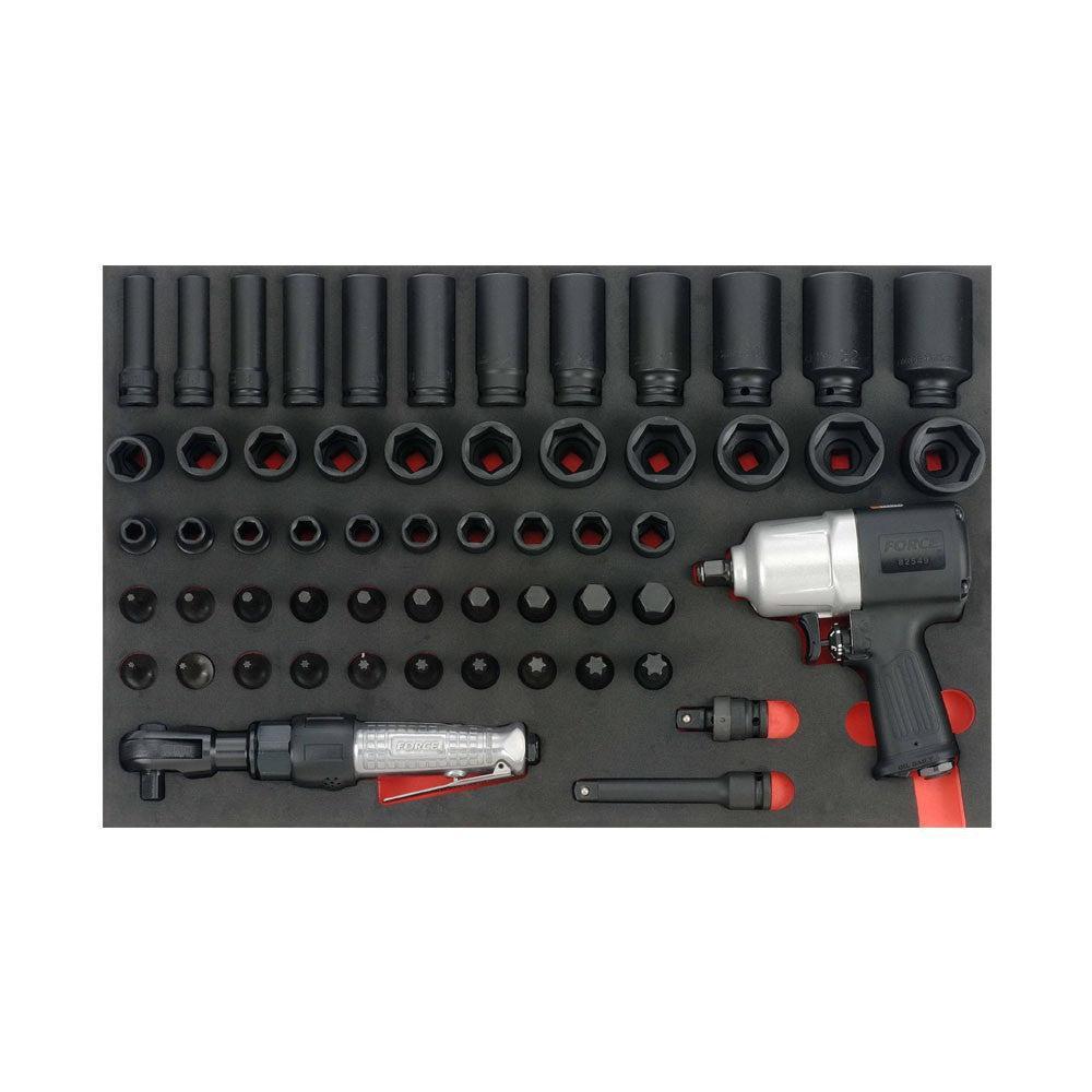 57pc 1/2"DR. Impact socket combination set (EVA)