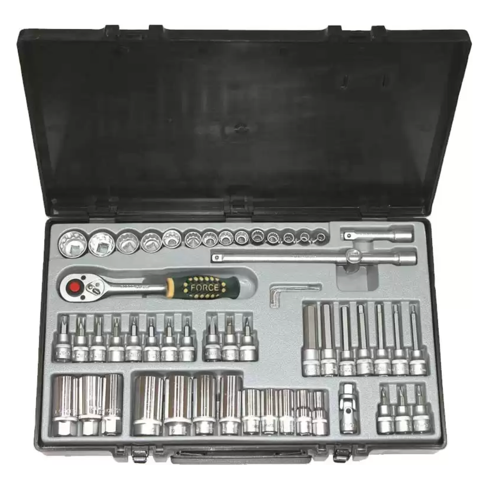 57pc 3/8" 12pt. Flank socket set