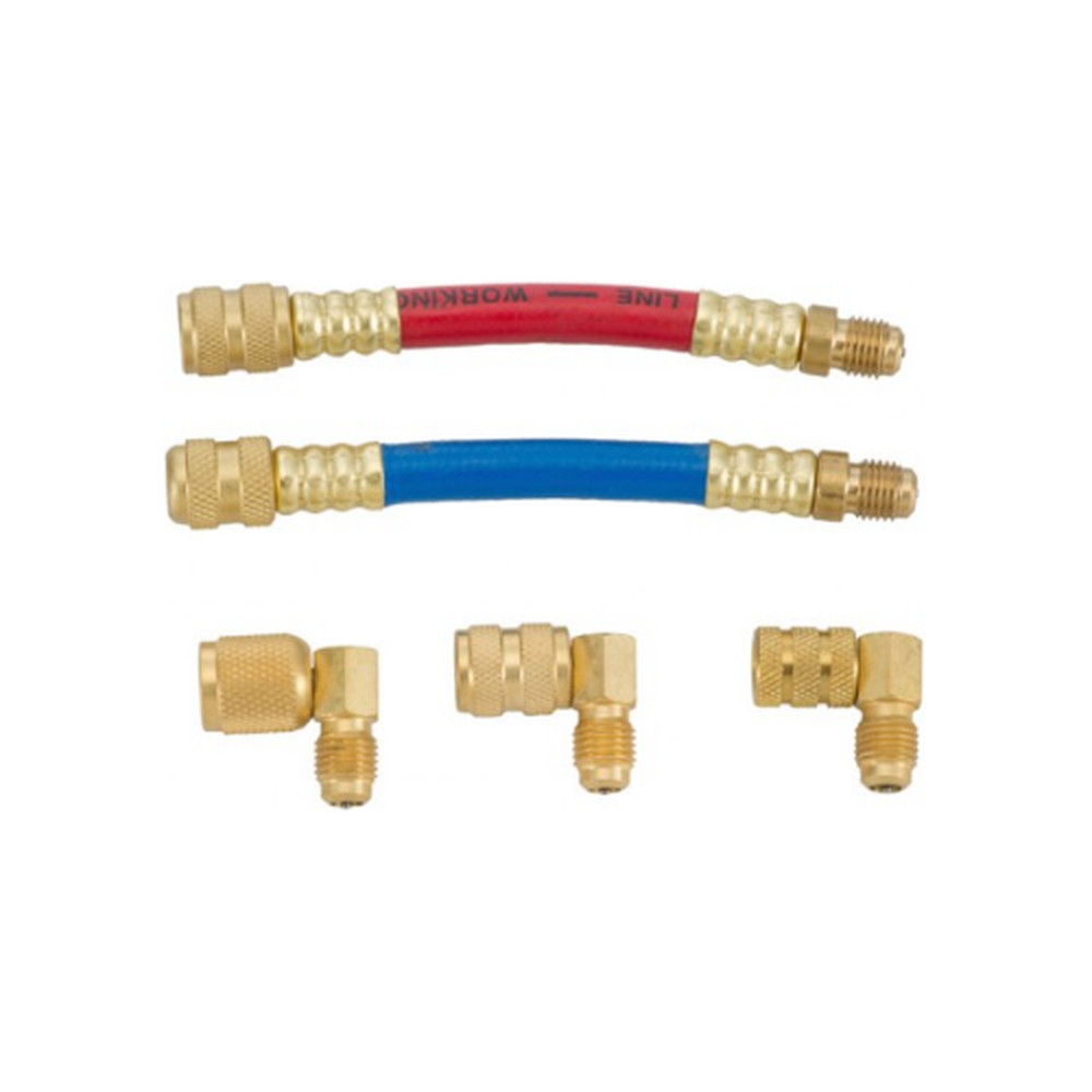 5pc Auto A/C swivel adaptor kit