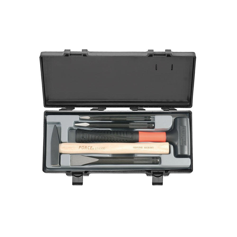 5pc Hammer & chisel set