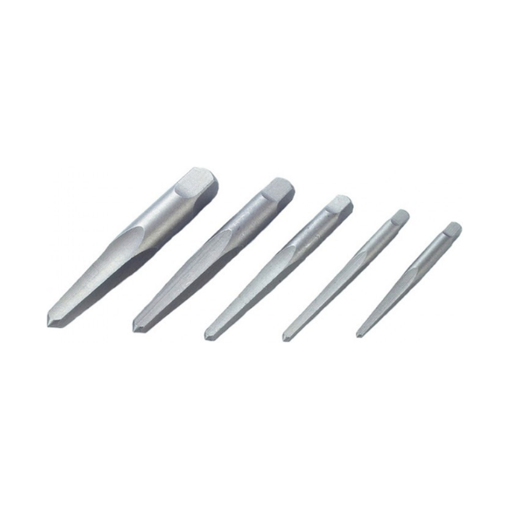 5pc Straight flute screw extractor set
