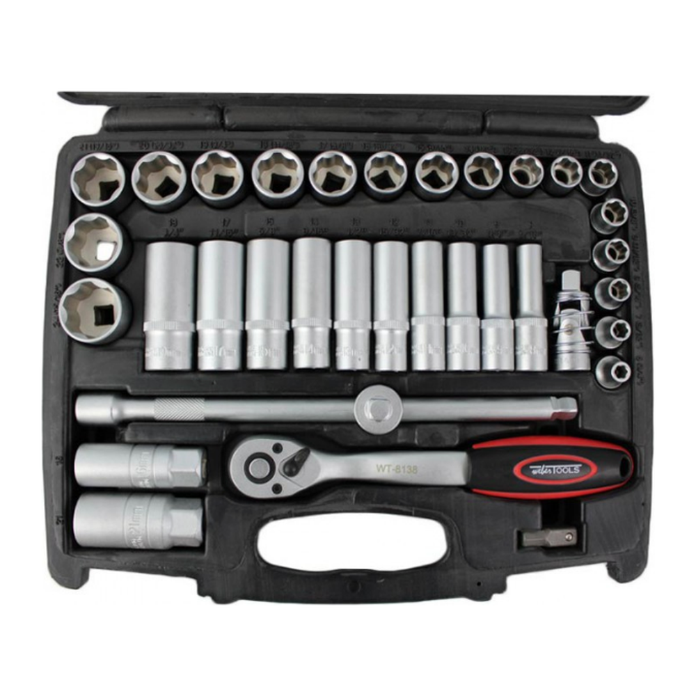 61 Delig 3/8 Doppen Set