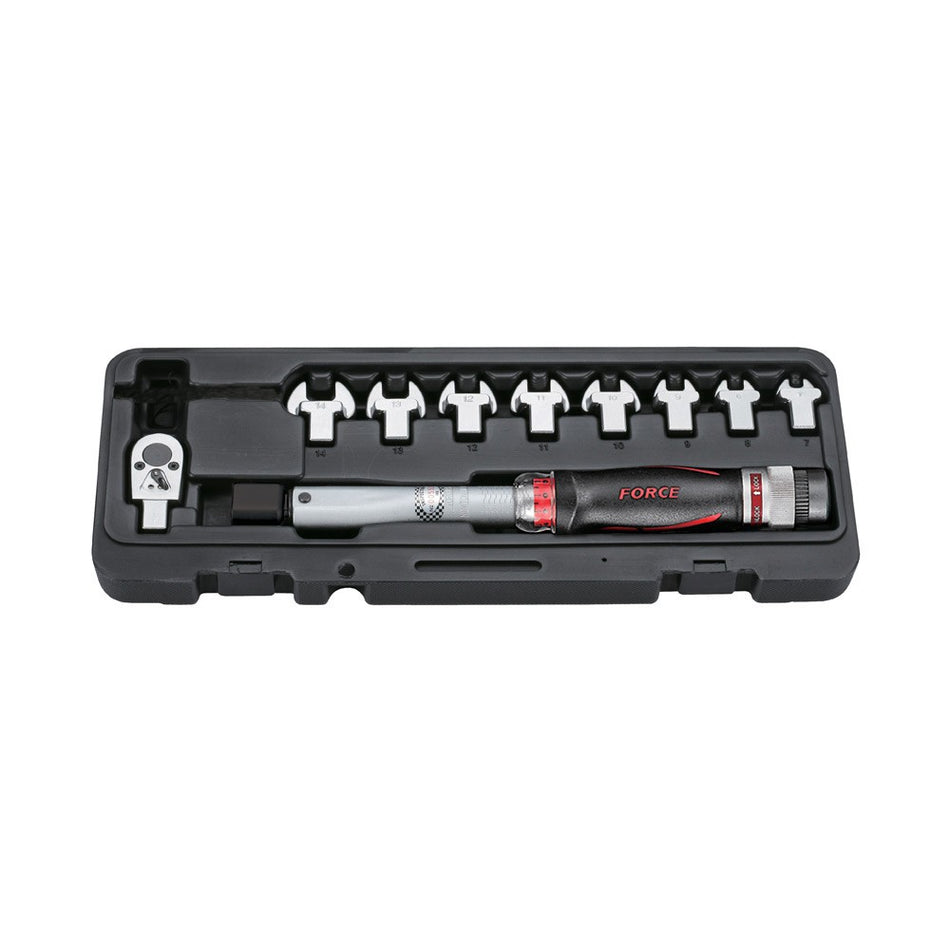 11pc Head-Interchageable Torque Wrench &amp; Tensioner Set