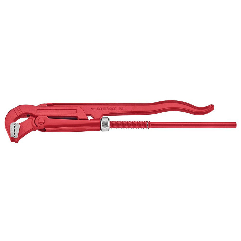 90° Corner pipe wrench 22"L (2" Jaw)