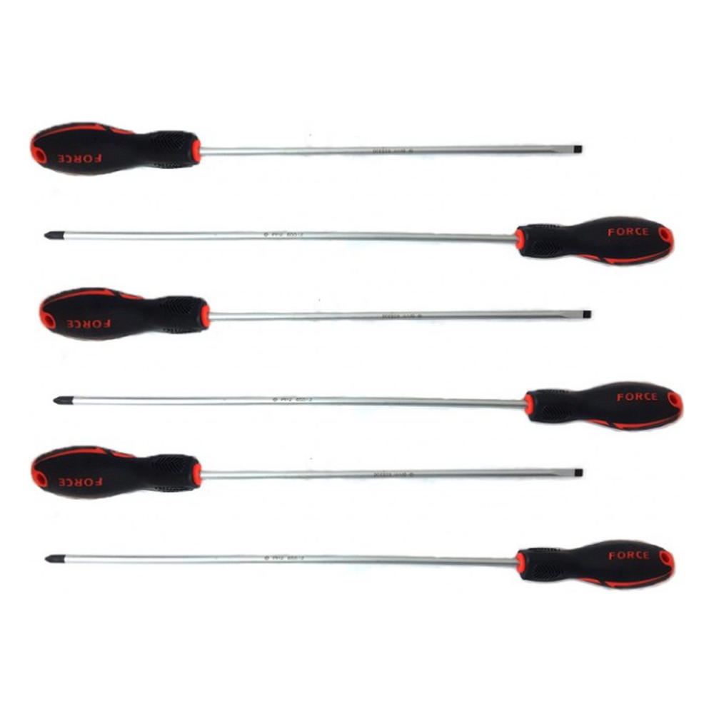 6pc Extra long screwdriver set
