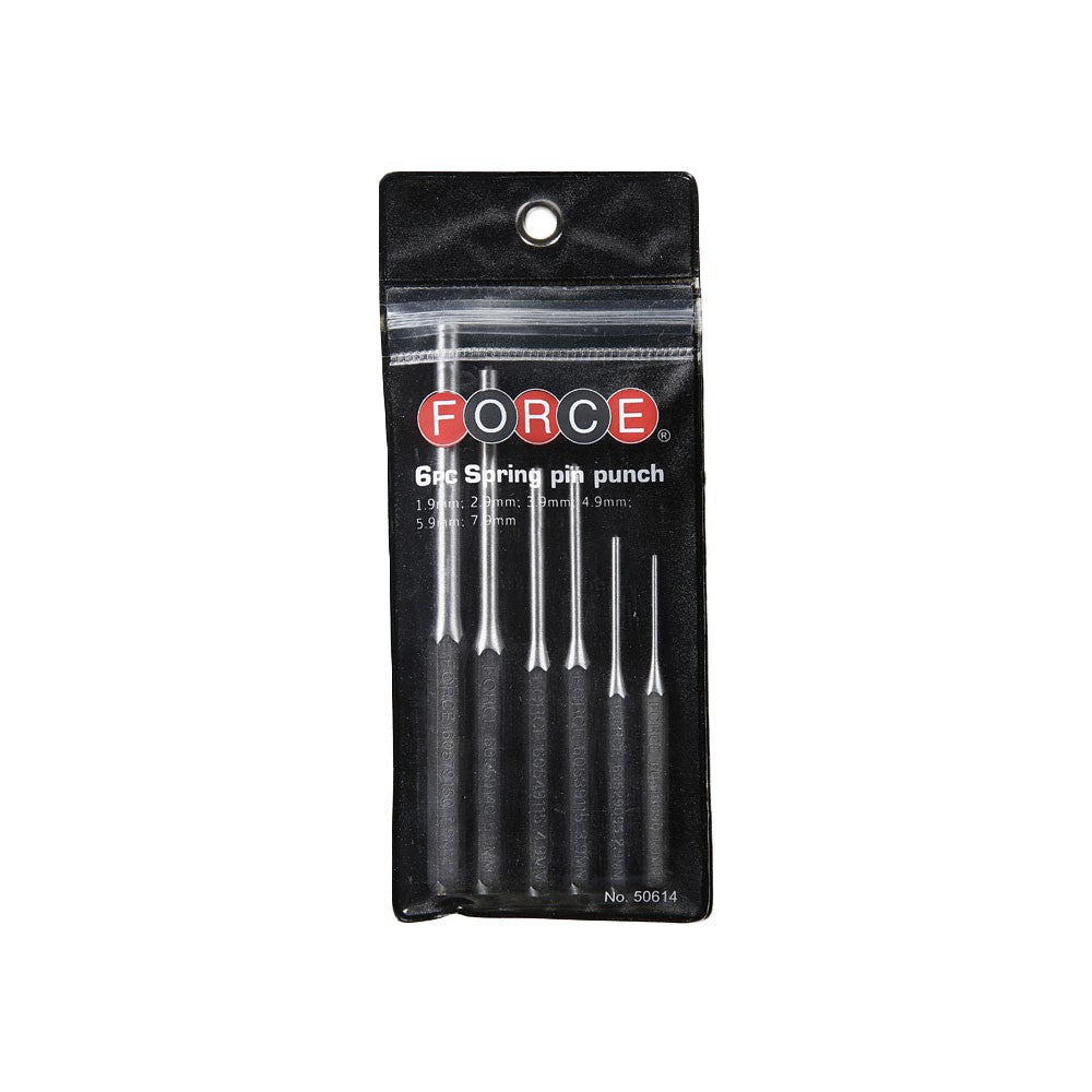 6pc Spring pin punch
