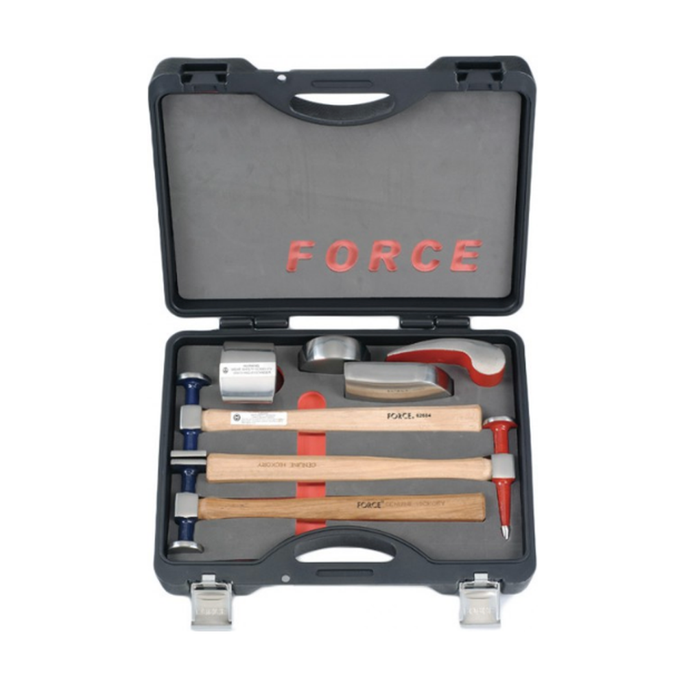 7-delig uitblutsset in een opbergkoffer.