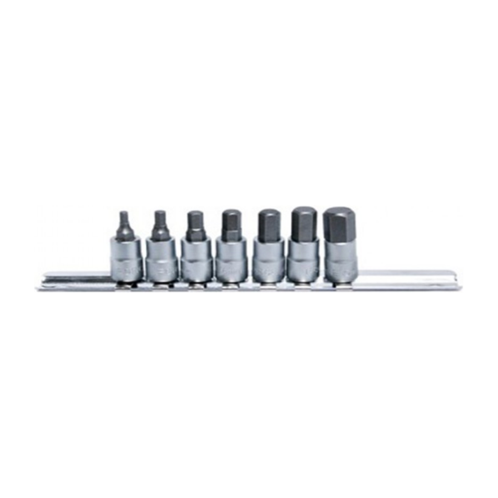 7pc 1/4" Hex socket bit set