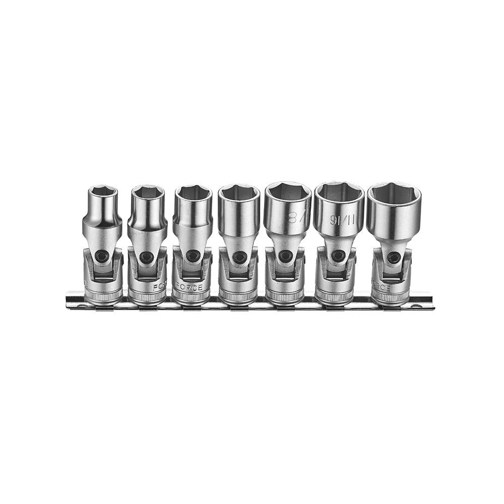 7pc 3/8" Uni. socket set