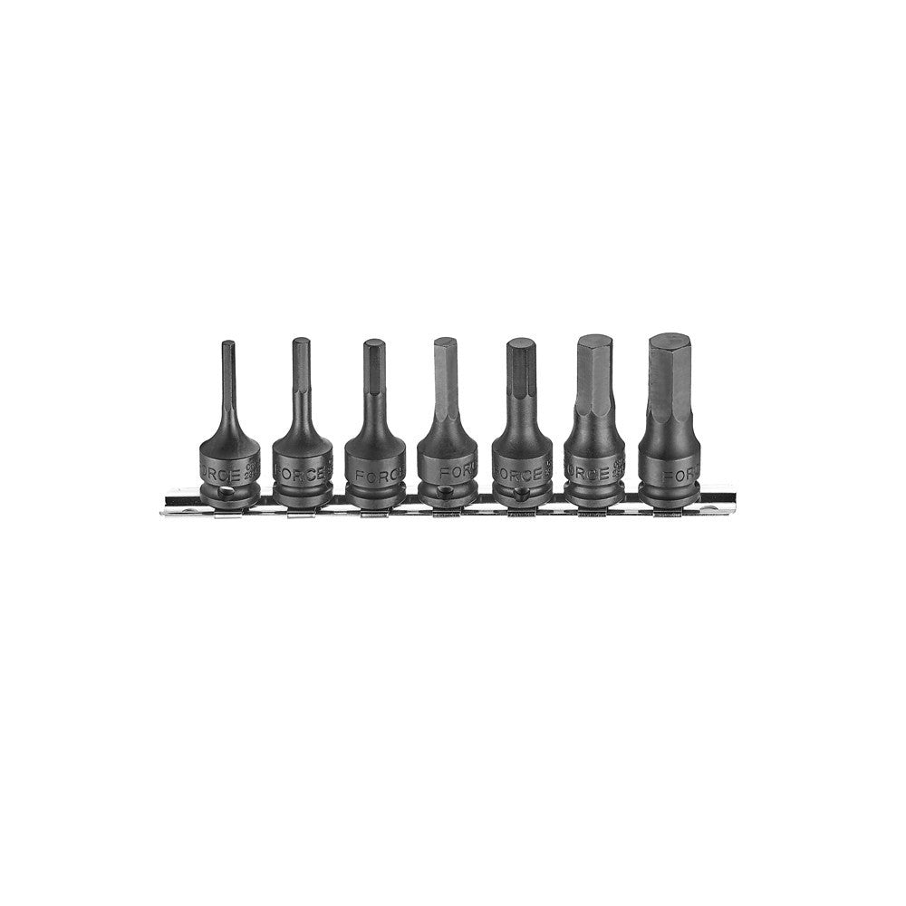 7pc 3/8"DR. Hex impact socket bit (one piece)
