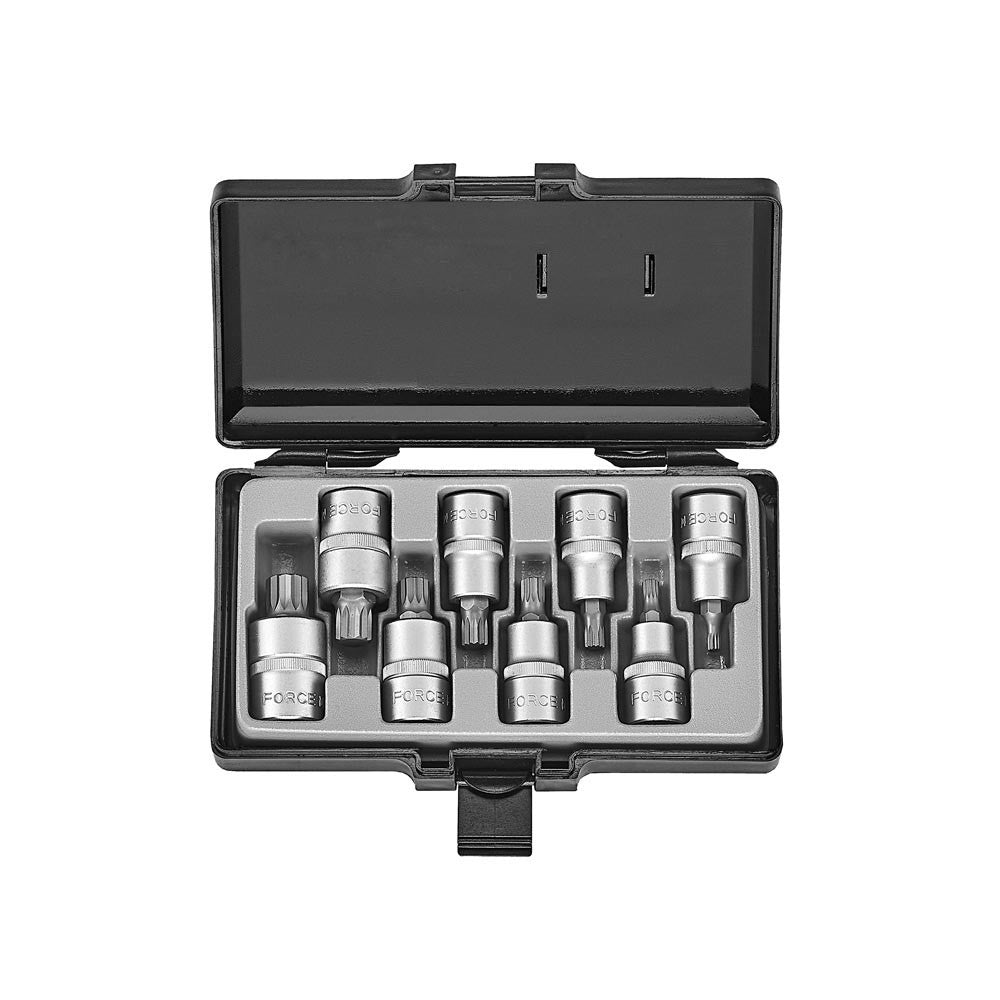 8pc 1/2" Spline socket bit