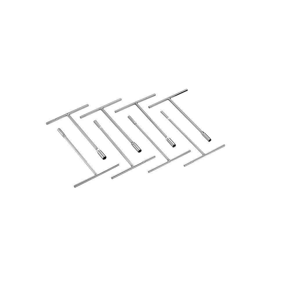 8pc Hex nut driver T handle set