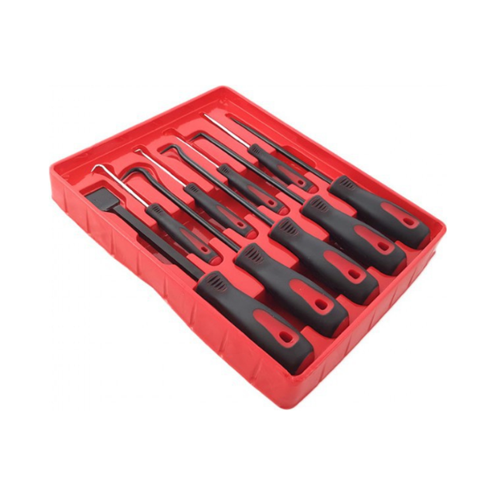 9 Delig Schraper en haken set