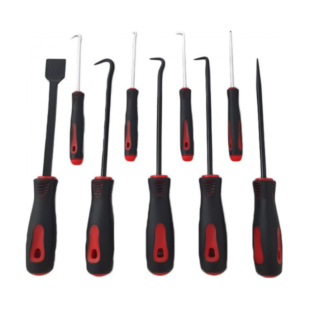 9 Delig Schraper en haken set