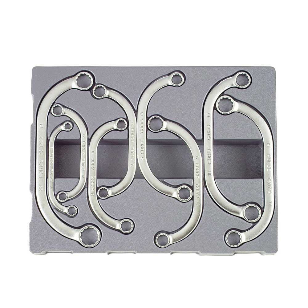 9pc Half-moon ring wrench