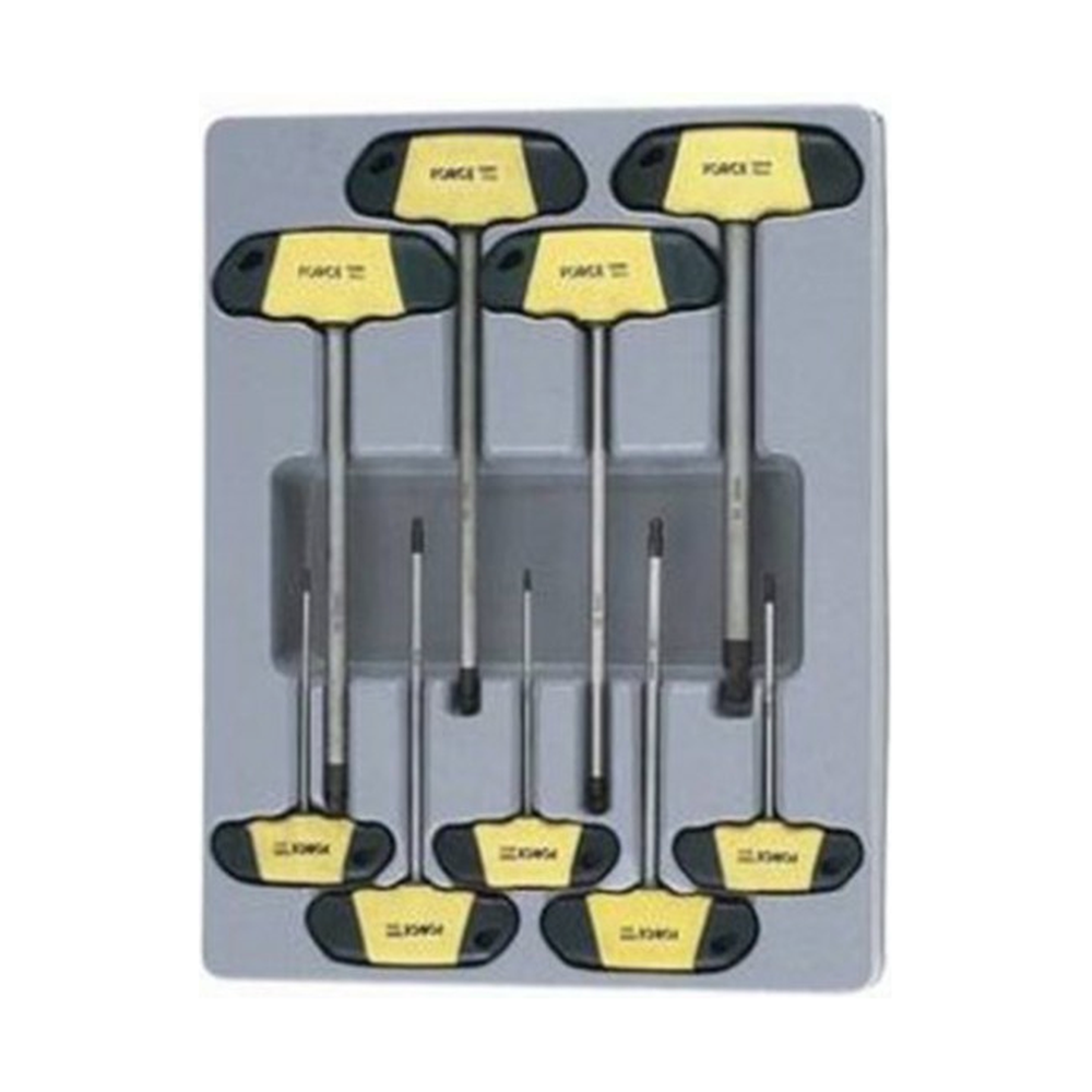 9pc Hex ball point SD T handle