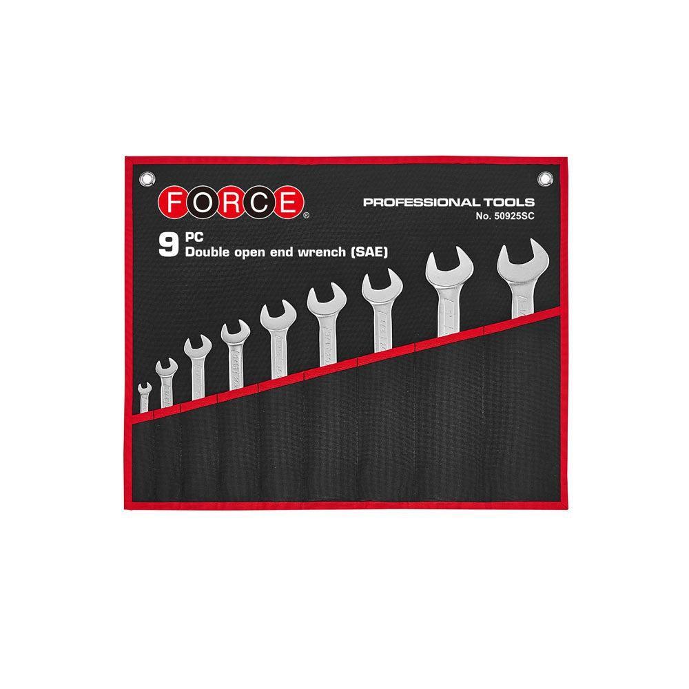 9pc Open end wrench set (SAE)