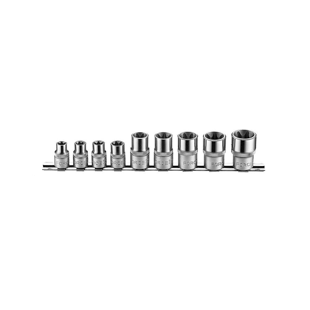 9pc Star socket set