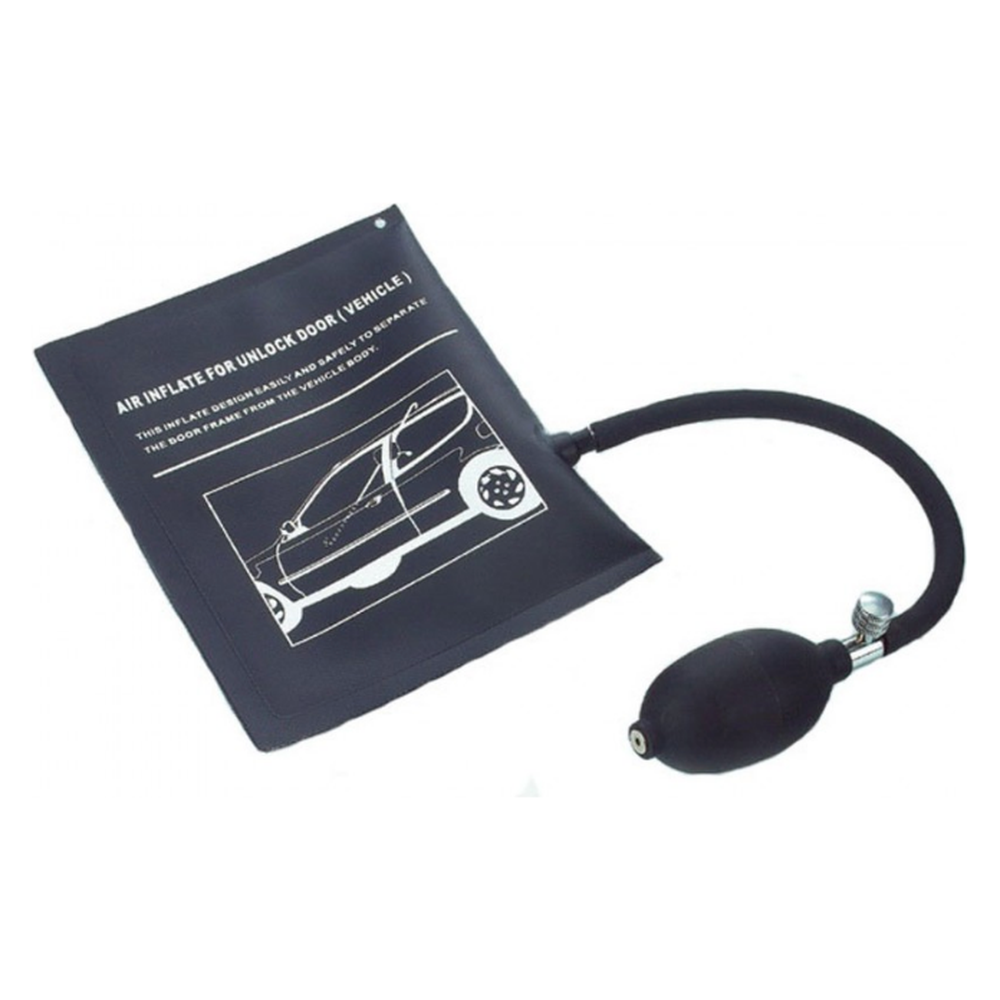 Air inflator for unlock door (vehicle)