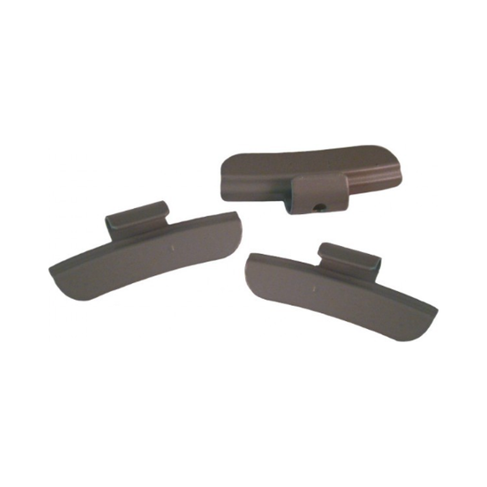Alloy wheel weights for light metal rims set of three clips