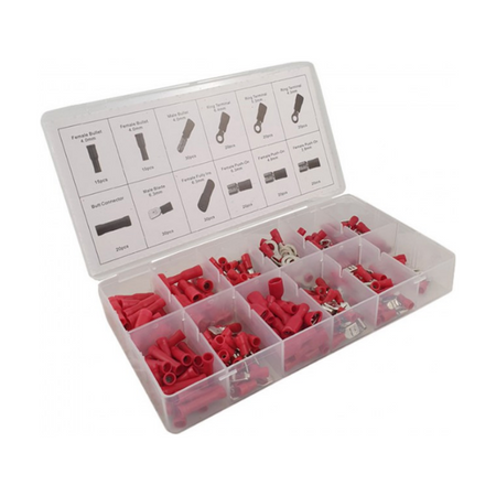 Assortiment Kabelverbinders rood 260 pcs