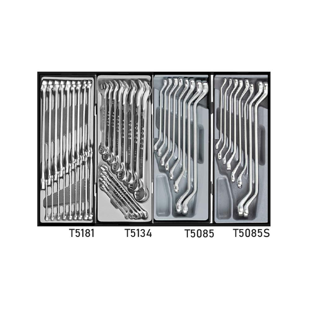 Blauwe Gereedschapswagen 8-lades met 325 delig gereedschap (S&M)