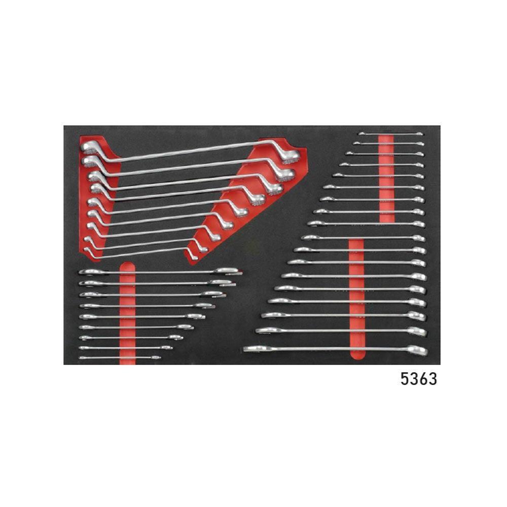 Blauwe Gereedschapswagen 8-lades met 326-delig gereedschap (EVA)