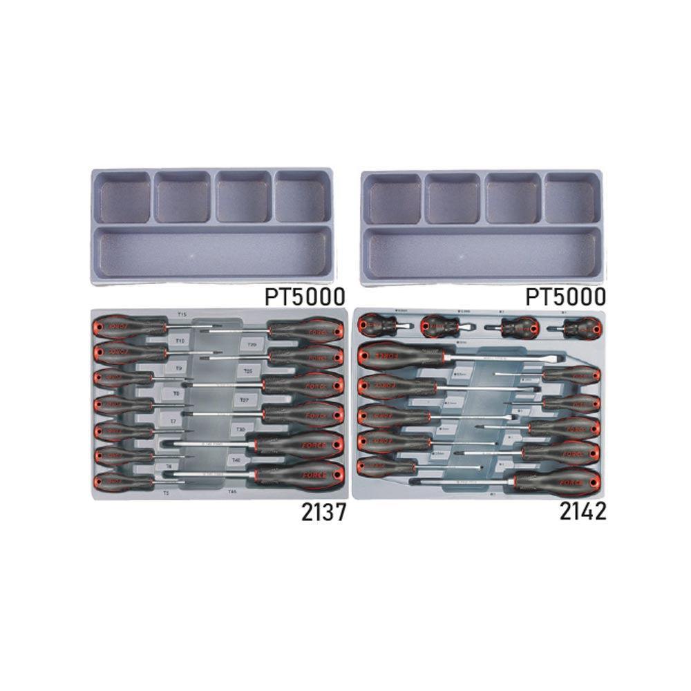 Blauwe jumbo Gereedschapswagen met 8 lades en 365-delig gereedschap (EVA)