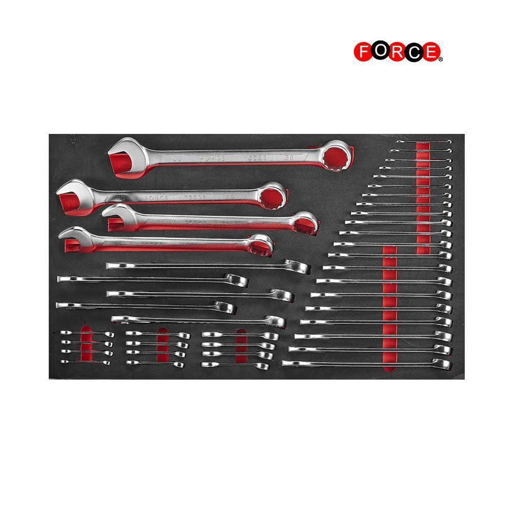 Blauwe jumbo Gereedschapswagen met 8 lades en 607-delig gereedschap (EVA)