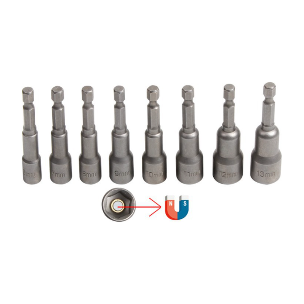 Boormachine Bitdoppen Magnetisch 8 Delig