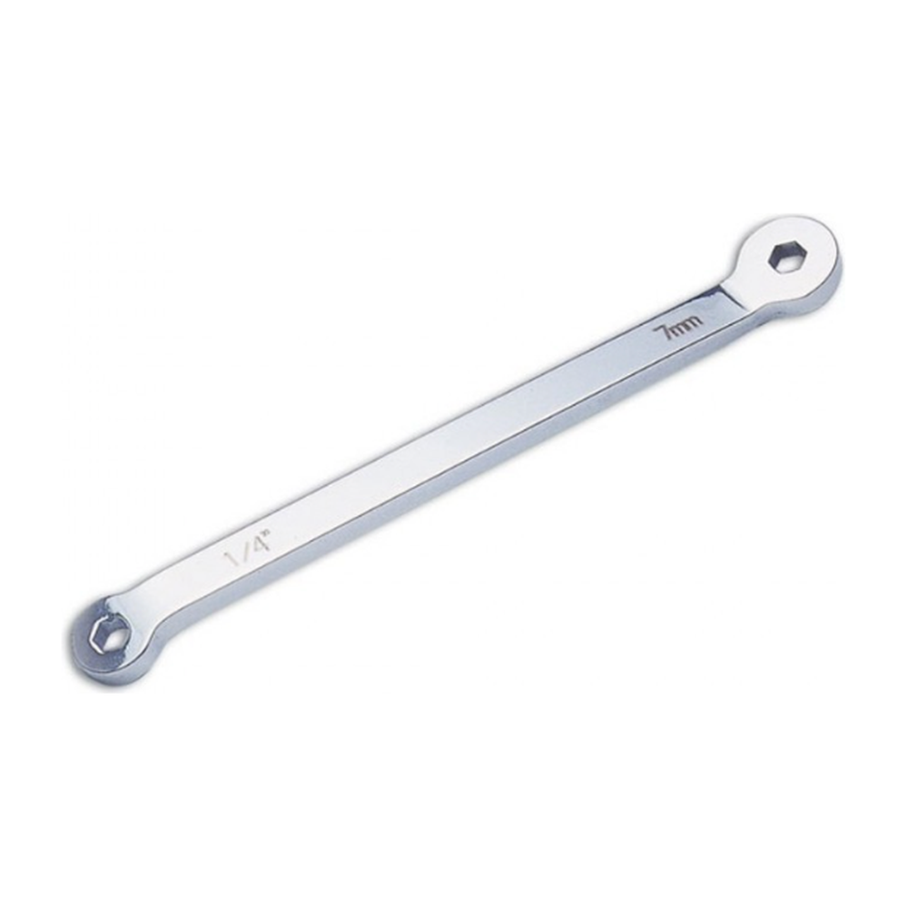 Brake spanner 1/4"Hex.x7mmHex.