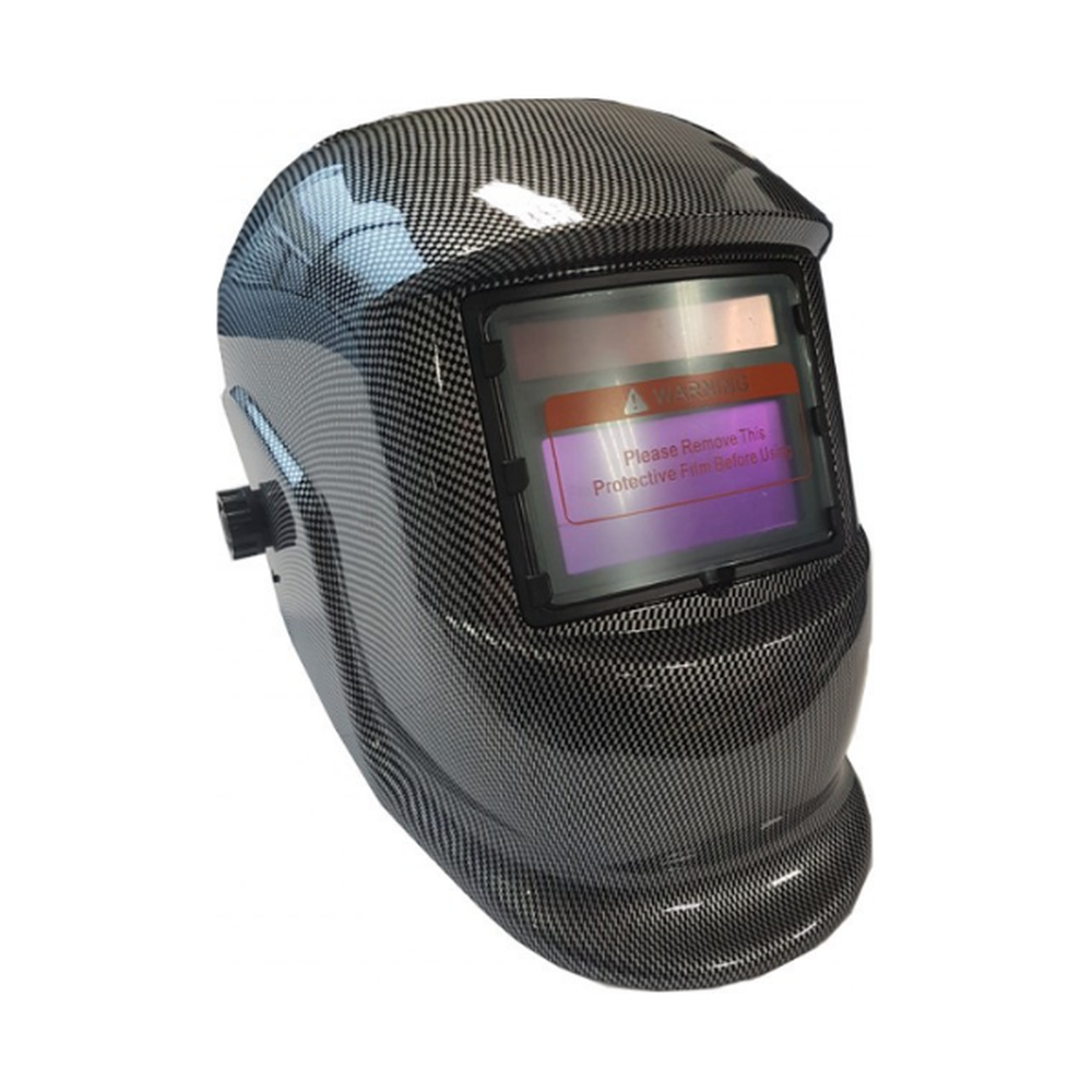 Carbon type welding helmet