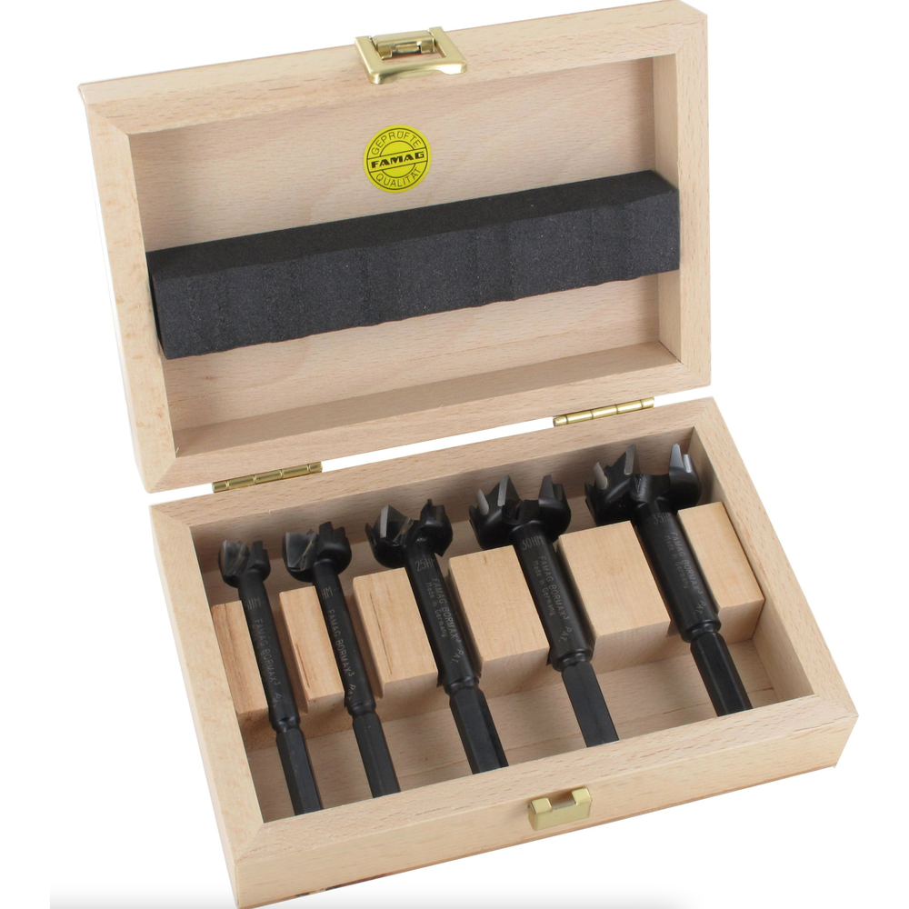 FAMAG Set HM Bormax boren Hardmetaal tbv hardhout