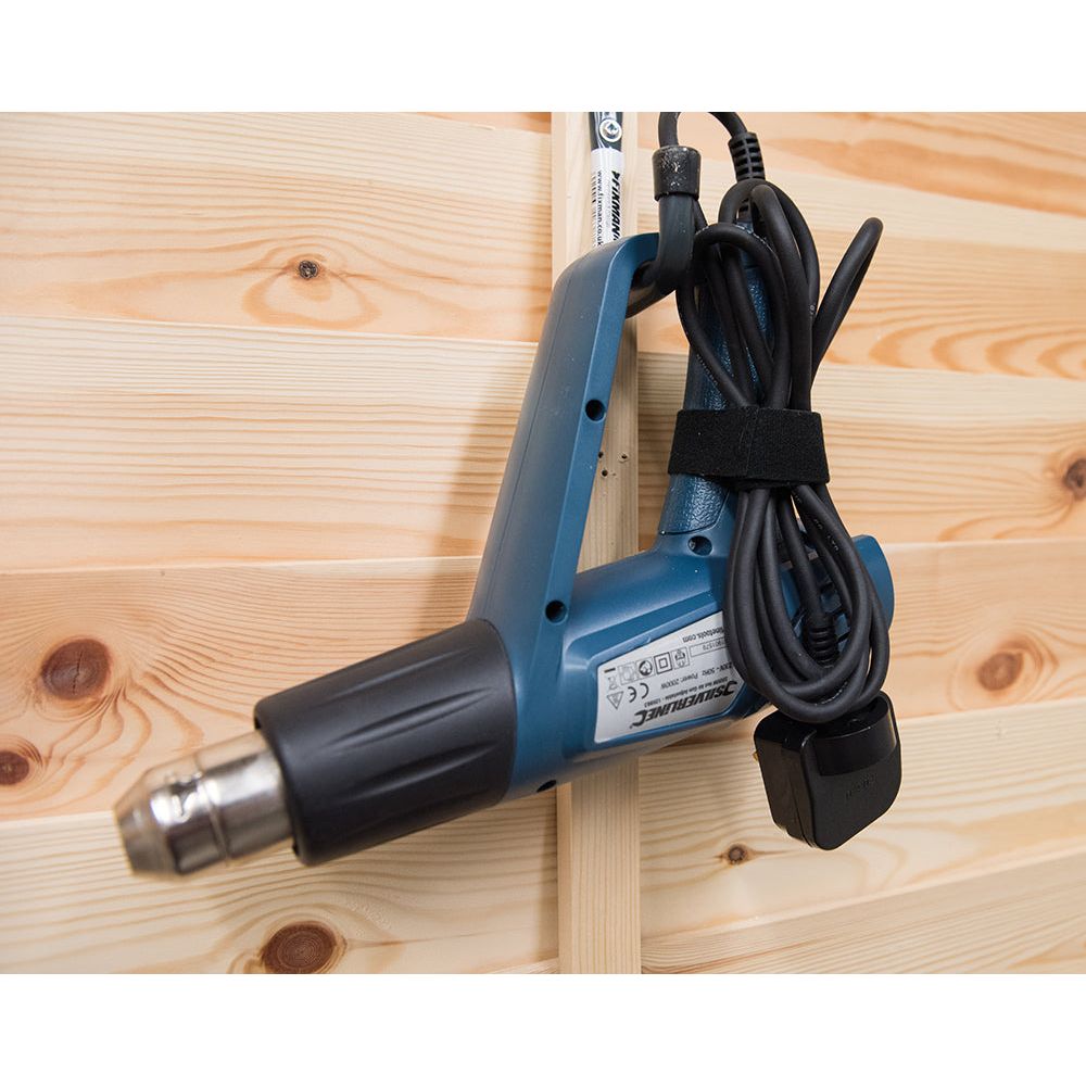 Fixman - Klittenband kabelbinders, 10 pk. 300 mm, zwart