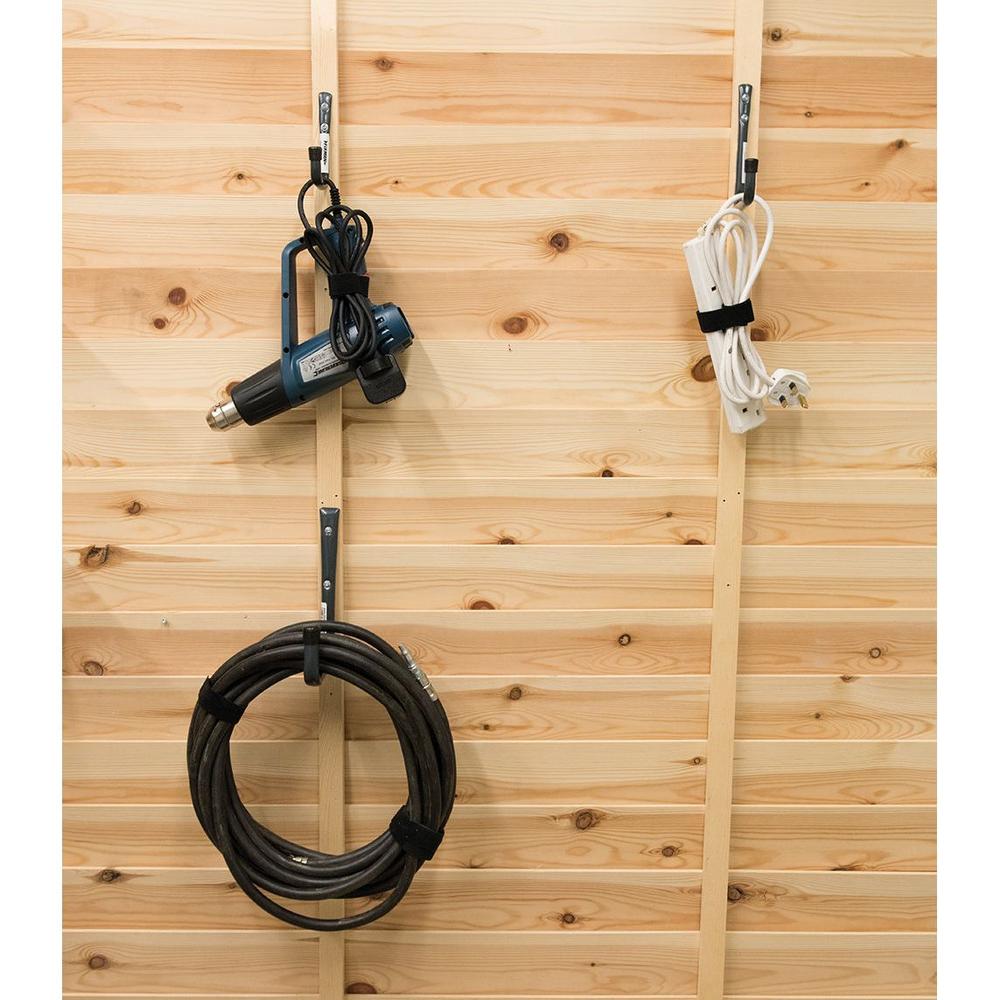 Fixman - Klittenband kabelbinders, 10 pk. 450 mm, zwart